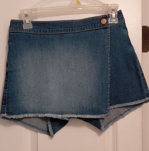 Abercrombie Kids Blue Denim Skort